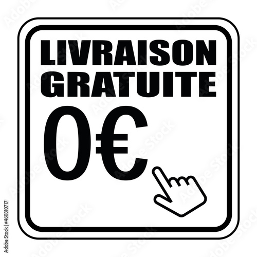 Logo livraison gratuite.