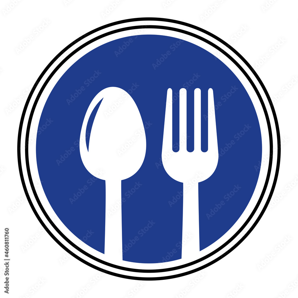 Restaurant icon vector isolated on white background. Restaurant icon in flat style. Template for app, label, logo, menu and web site. Creative art concept, vector illustration