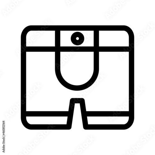 Trunks Outline Vector Icon Design