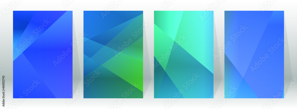 Fototapeta premium abstract black and white shapes card and cover background