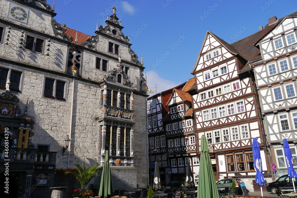 Fototapeta premium Auslucht Rathaus Hann. Münden
