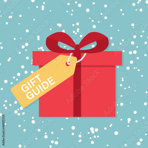 gift guide concept- vector illustration