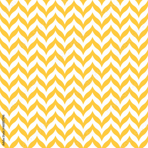 White seamless pattern with orange chevron. Minimalist and childish design for fabric, textile, wallpaper, bedding, swaddles toys or gender-neutral apparel.