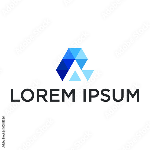 Free Download Abstract letter A logo design - GFXLoad