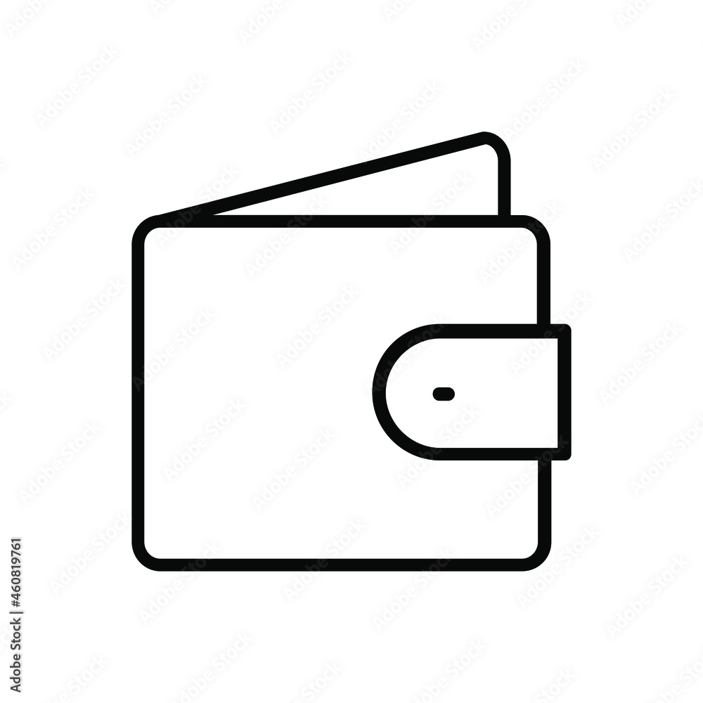 Wallet icons vector. Purse with money illustration sign. Coins symbol. online payment logo. Wallet icons vector. Purse with money illustration sign. Coins symbol. online payment logo.