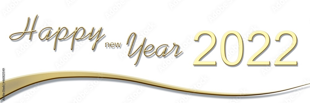 Greeting card with text Happy New Year 2022 Greeting card with text Happy New Year 2022