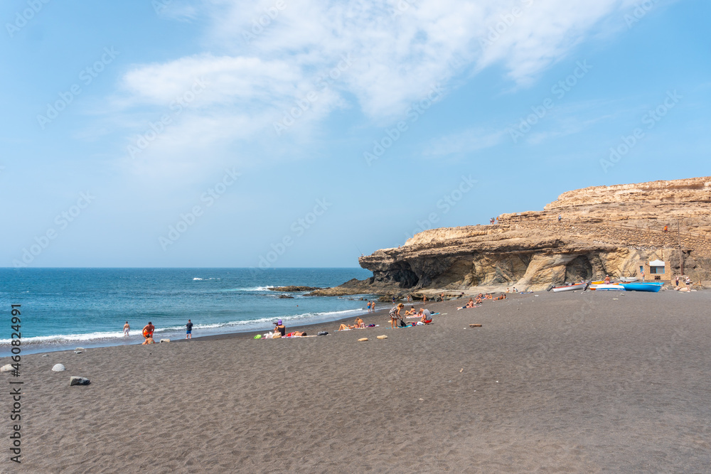 Coastal town of Ajuy near the town of Pajara, west coast of the island of Fuerteventura, Canary Islands. Spain Coastal town of Ajuy near the town of Pajara, west coast of the island of Fuerteventura, Canary Islands. Spain
