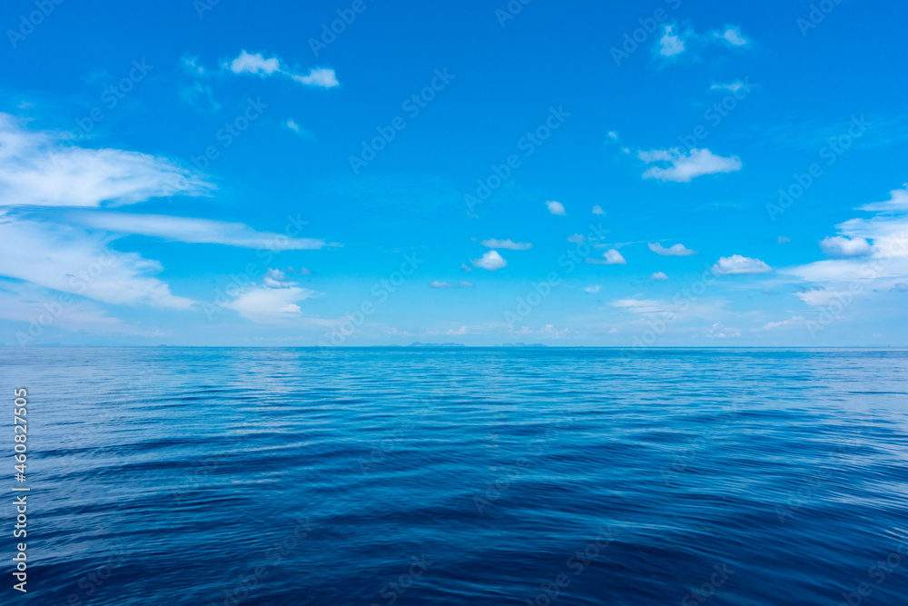Calm Sea and Blue Sky Background. Calm Sea and Blue Sky Background.