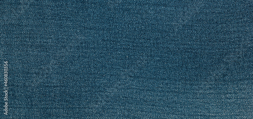 Blue denim fabric background. Denim fabric Top view photo for background Copy area and text area.