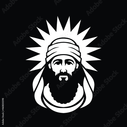 Illustration of an ancient Zoroastrian priest