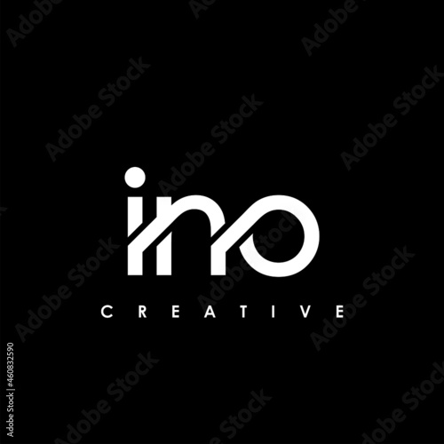 INO Letter Initial Logo Design Template Vector Illustration photo