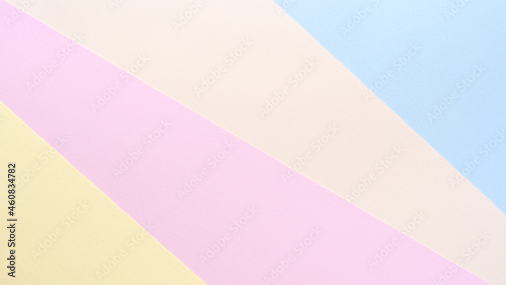 Background in trendy multicolor paper.Top view. Minimal concept. Background in trendy multicolor paper.Top view. Minimal concept.