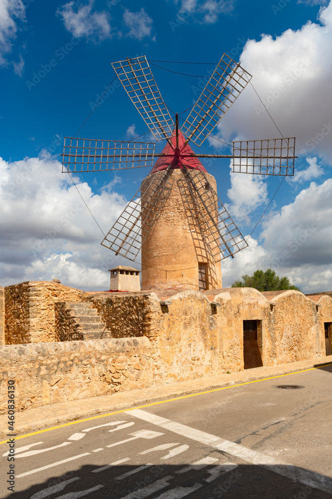 Old Grain Mill in Algaida - Majorca -  7344