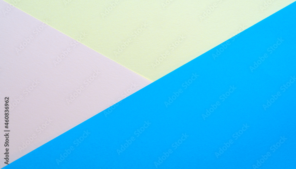 Background in trendy multicolor paper.Top view. Minimal concept. Background in trendy multicolor paper.Top view. Minimal concept.