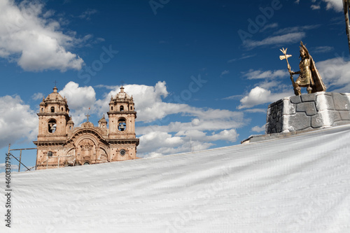 Miasto Cuzco, dawna stolica imperium Inków, w dzien. #460838796