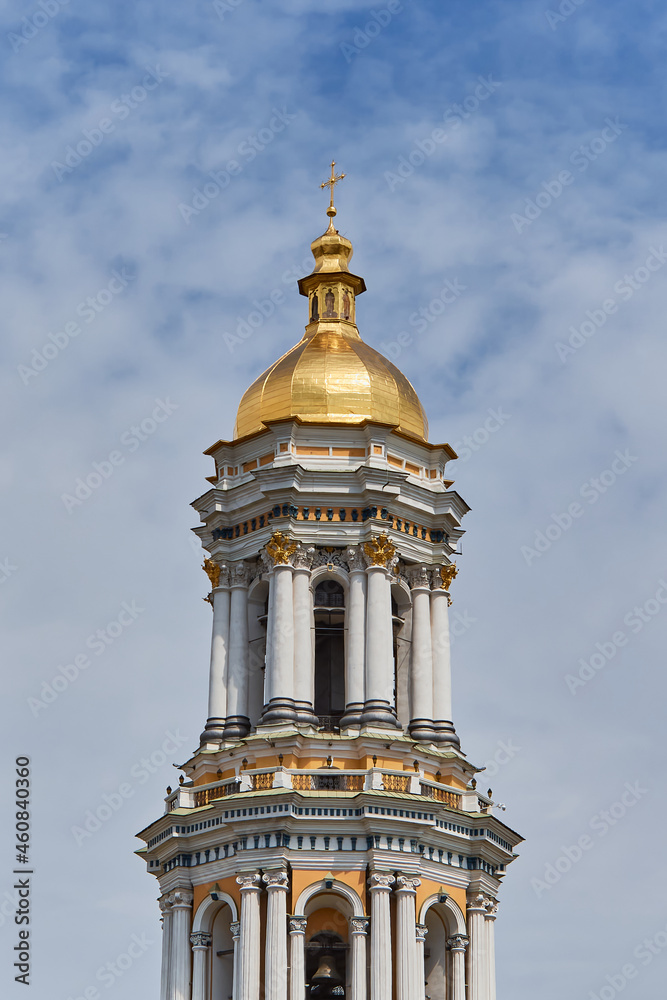 Great Lavra Bell Tower of the Kyiv Pechersk Lavra Kiev Monastery of the Caves, Ukraine. 