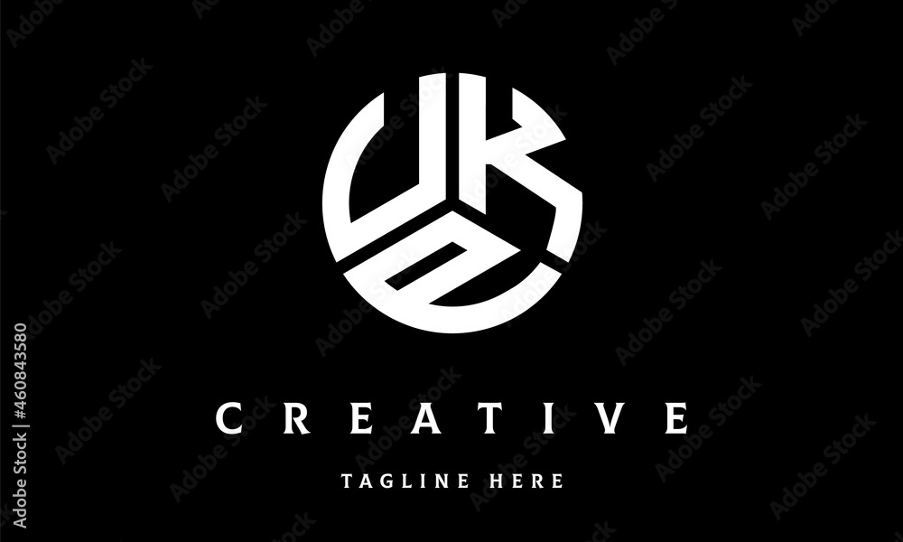 UKP circle three letter logo UKP circle three letter logo