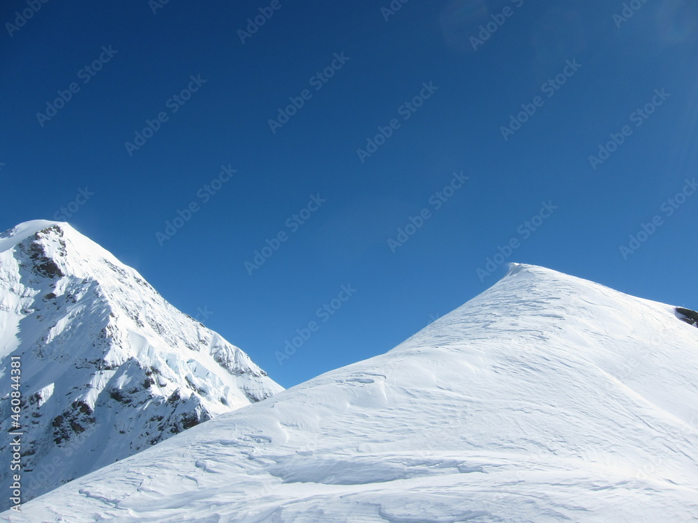 Amazing view of Swiss Alps, Jungfrau mountain