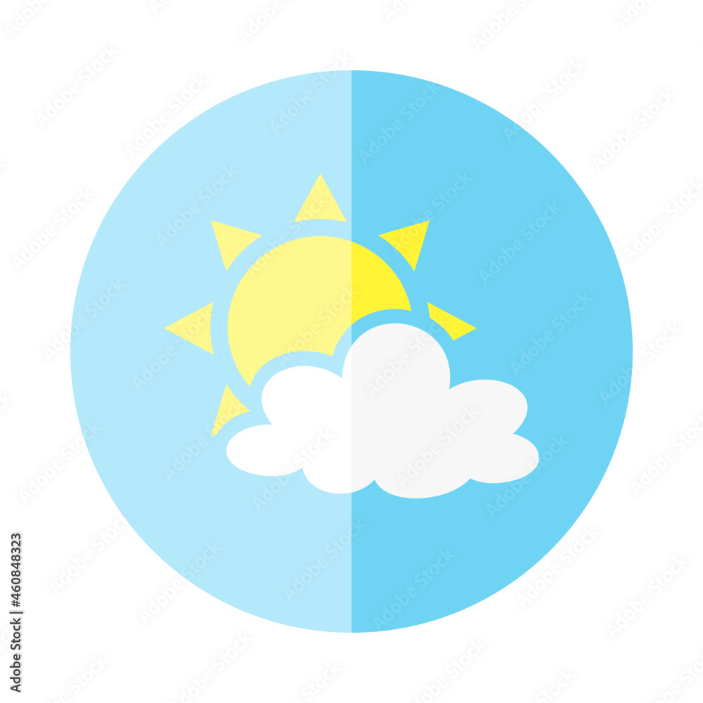 Weather icons for print, web or mobile app. Сolored weather icons. All icons for weather with sample usage. Weather icons for print, web or mobile app. Сolored weather icons. All icons for weather with sample usage.