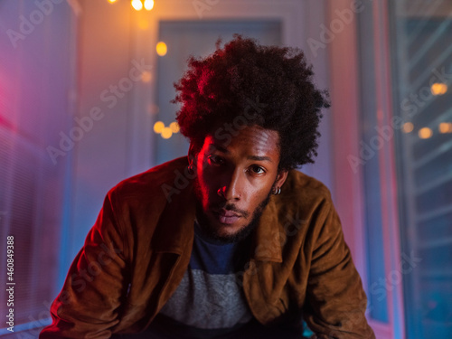 Young trumpet player