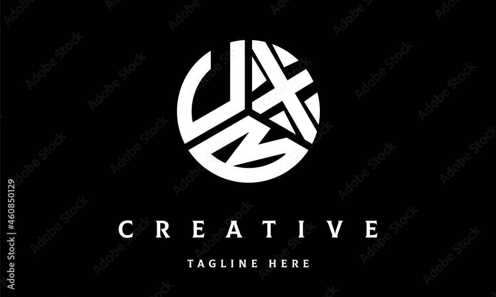 UXB circle three letter logo UXB circle three letter logo