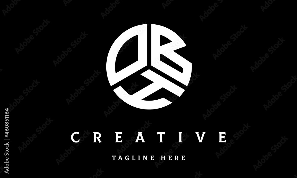 OBH circle three letter logo OBH circle three letter logo