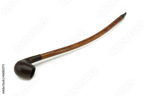 Long pipe on white