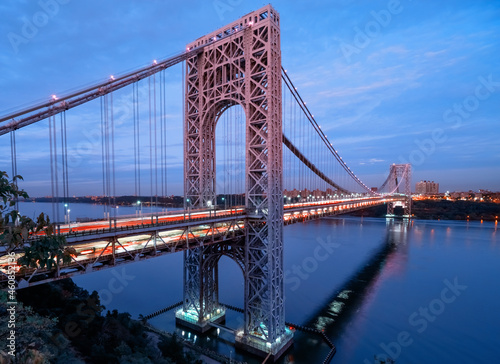 George Washington Bridge in New York, USA photo
