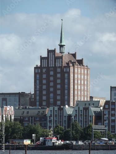 Historic building in Rostock  Mecklenburg-Western Pomerania  Germany
