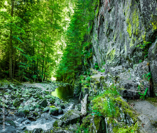 Wanderweg an der Buchberger Leite im Bayersichen Wald