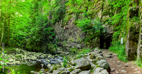 Wanderweg an der Buchberger Leite im Bayersichen Wald