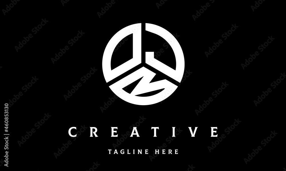 OJB circle three letter logo