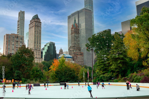 Wollman Ice Rink in Central Park , New York City photo