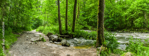 Wanderweg an der Buchberger Leite im Bayersichen Wald