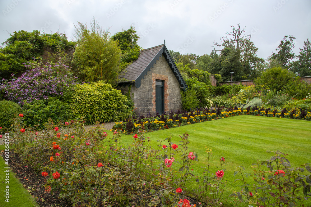 church in the countryside garden