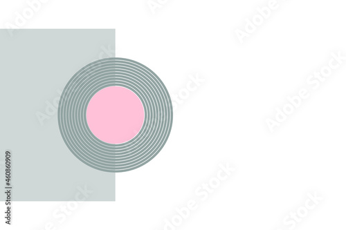 Simple colorful geometry  style background.Vector illustration.