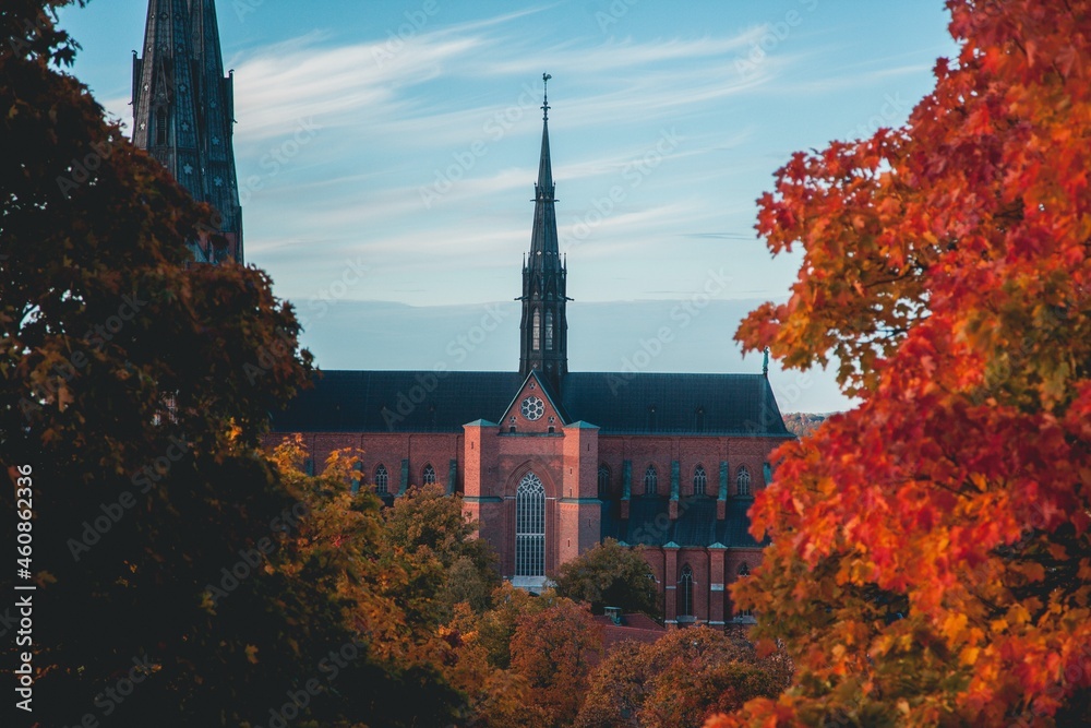 Views of Uppsala, Sweden in the fall