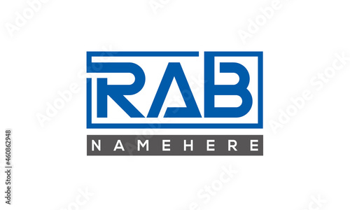 RAB creative three letters logo