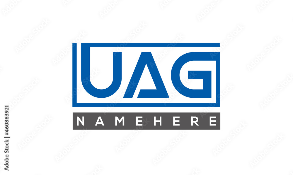 UAG creative three letters logo UAG creative three letters logo