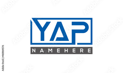 YAP creative three letters logo