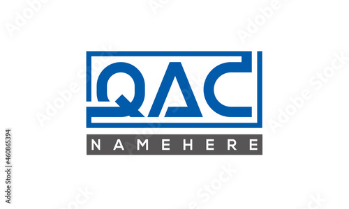 QAC creative three letters logo