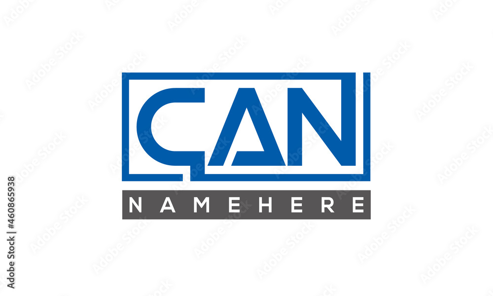 CAN creative three letters logo CAN creative three letters logo