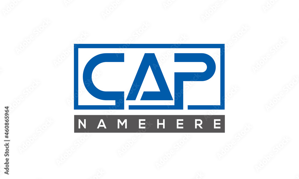 CAP creative three letters logo CAP creative three letters logo
