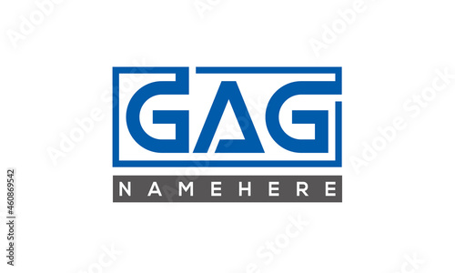 GAG creative three letters logo