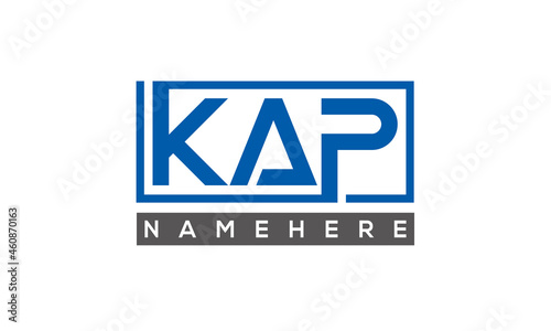 KAP creative three letters logo