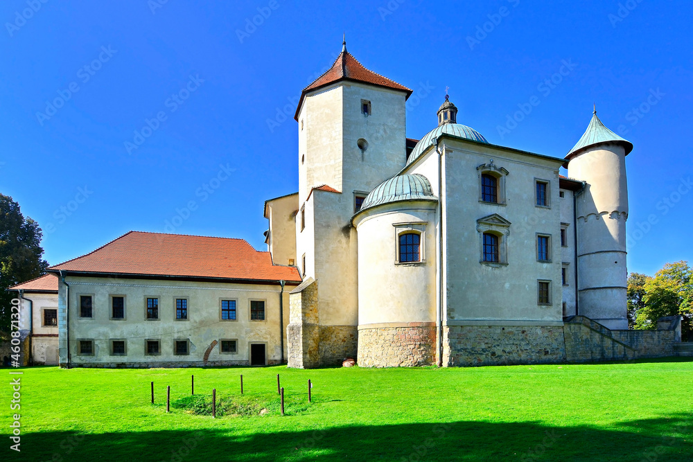 Nowy Wisnicz castle, magnificent residence of the Kmita and Lubomirski families, Poland 