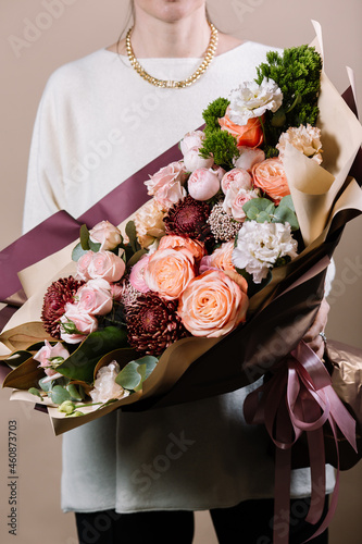 wedding bouquet of roses