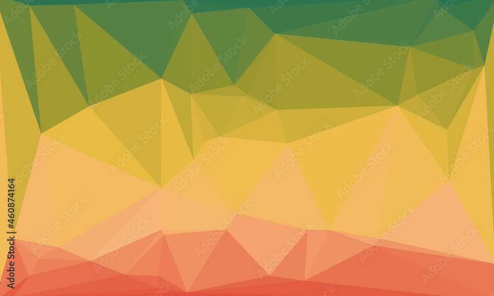 vibrant colorful geometric background with mosaic design