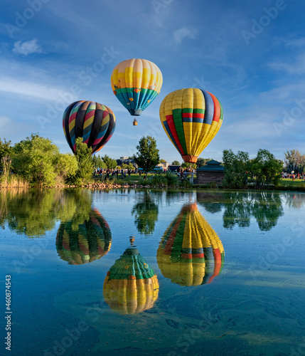 Circle of Hot Air Balloons