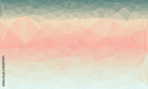 vibrant colorful geometric background with mosaic design